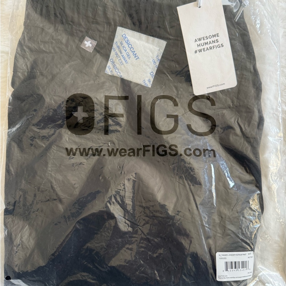 FIGS Tansen Jogger Scrub Pants Black Men’s Medium Regular MR NWT - Picture 6 of 8
